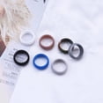 thumbnail image 1 of COOPHYA 7Pcs Comfort Fit Silicone Wedding Bands for Women Simple Style Rings, 1 of 8