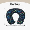thumbnail image 5 of Goofa Dinosaur Pattern Travel Pillow Memory Foam - Head Neck Support Airplane Pillow U-shaped Pillow Office Nap pillow Ergonomic Travel Accessory, 5 of 8