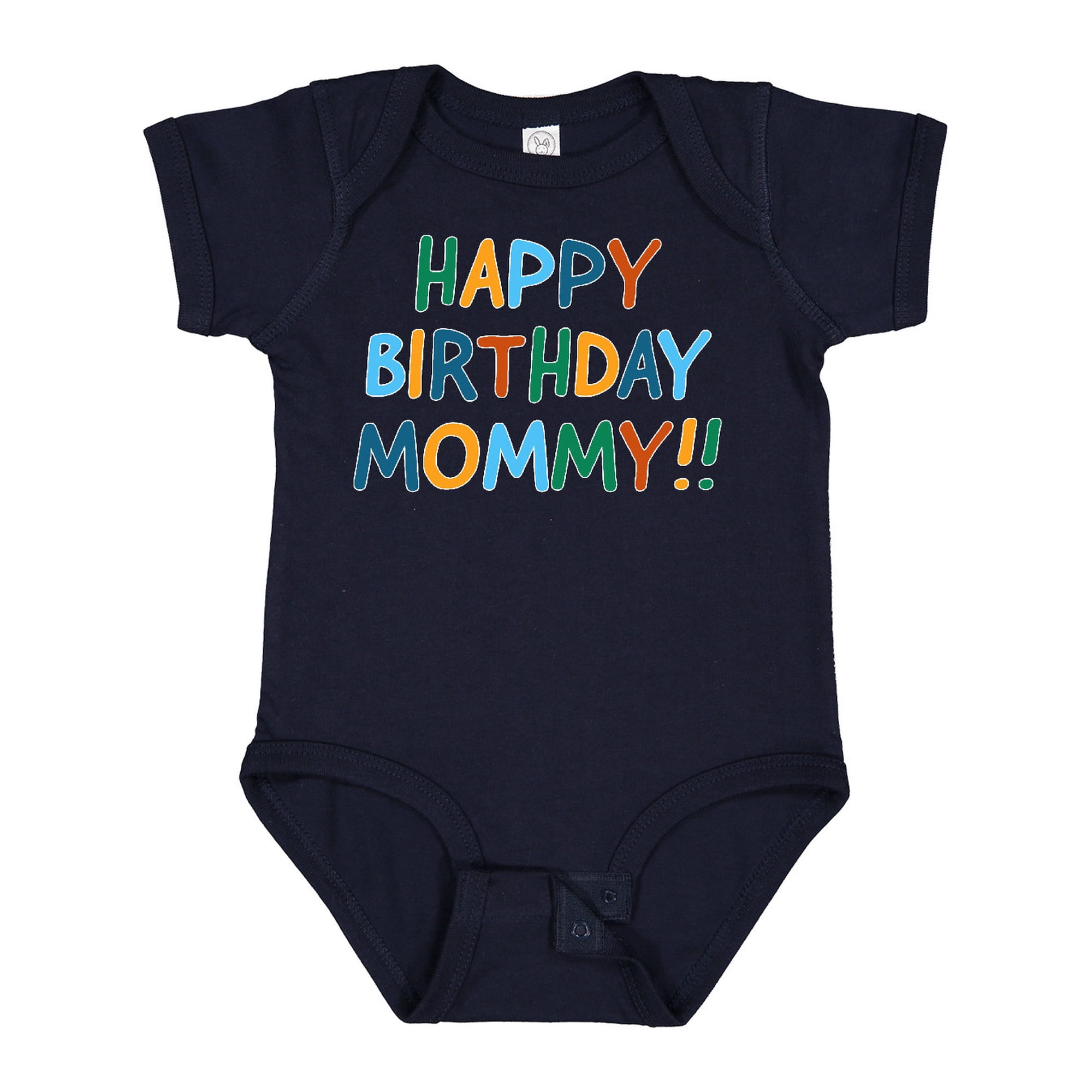 Inktastic Happy Birthday Mommy Boys or Girls Baby Bodysuit