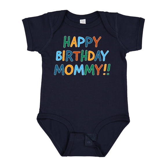 Inktastic Happy Birthday Mommy Boys or Girls Baby Bodysuit