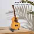 thumbnail image 3 of Mini Guitarra Acústica, Modelo de Madera de Barro de Mini Guitarra para Cumpelaños, 3 of 7