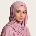 thumbnail image 5 of QASIEATN Cozy Silk Scarves for Women Cotton Hijab Women's Headscarf Quality 180 X 55 Cm Soft Breathable and Opaque Fall Fashion Accessories, 5 of 5