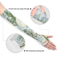 thumbnail image 3 of ALAZA Seashells Bubbles Seaweed UV Sun Protection Arm Sleeves UPF 50+ Compression Cooling Sleeve 1 Pair, 3 of 7