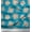 Teal Blue, variant on Soimoi Cotton Duck Fabric Artistic Flower Print Fabric by the Yard 42 Inch Wide