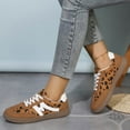 thumbnail image 5 of Women's Casual Shoes Platform Sneakers Fashion Animal Print Lace Up Comfort for Daily Walking Lightweight Non Sole Design, 5 of 9