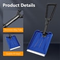 thumbnail image 6 of Vggrvlo 12" Metal Snow Shovel with Metal Handle, 6 of 7