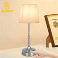 thumbnail image 4 of Portable Cordless Table Lamp Usb Rechargeable Fabric Shade Desk Lamp (Light Decoration), 4 of 10