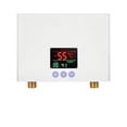 thumbnail image 1 of Instant Water Heater Bathroom Kitchen Wall Mounted Electric Water Heater LCD Temperature Display With Remote Control ,Compact Design, 1 of 7
