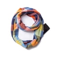 thumbnail image 3 of Xfvqtps Mens and Womens Couple Infinity Scarf with Hidden Zipper Pocket Knitting Multicolor Plaid Thickened Warm Comfortable Soft Neck Scarf Multicolor, 3 of 3