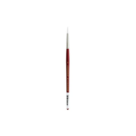 UPC: 0661670400059 | Connoisseur Brush White Taklon Short Round #5