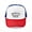 Red/Blue/White, variant on - World's Greatest Dad - Adjustable Unisex Printed Trucker Hat with Mesh Back
