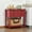 Red, variant on 4 Drawers Console Table with Slatted Bottom Shelf, Modern Kitchen Sideboard with Anti-tipping Strap, Coffee Bar Cabinet for Kitchen Living Room Hallway Entryway, Red