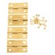 thumbnail image 1 of 4 unids 34x22mm Bronce antiguo / gabinete de oro bisagras Accesorios de muebles Cajas de regalo de madera Cajas de puerta decorativa Muebles de bisagra de puerta, 1 of 7