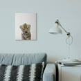 thumbnail image 2 of The Kids Room by Stupell Baby Tiger Animal Kids Painting Canvas Wall Art by Leah Straatsma, 2 of 6