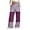 Purple, variant on WXLWZYWL Wide Leg Pants for Women Drawstring Baggy Casual Sweatpants Loose Fit Elasitc Waist Lounge Trousers Irish Pants 2024 Trendy