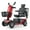 Red, variant on Olurrisa Mobility Scooter for Adults & Senior, 4 Wheels Powered Device for Travel, with LED Strip Light, Storage Bag, Charger Included,Seat Extension