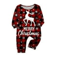 thumbnail image 2 of Pyjamas de Noël Rennes, Tenues Assorties pour la Famille Pjs Assortis pour un Look Familial Cohésif (Rouge), 2 of 4