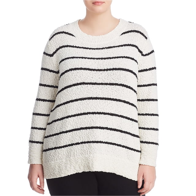 Suéter de chenilla Vince Camuto para mujer blanco roto 3X