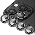 thumbnail image 1 of (4PCS) Protecteur d'Objectif de Caméra pour iPhone 13 Pro Max (6,7 Pouces) et iPhone 13 Pro (6,1 Pouces), Alliage de Titane-Métal de l'Espace, de Qualité Militaire Incassable (Graphite), 1 of 5