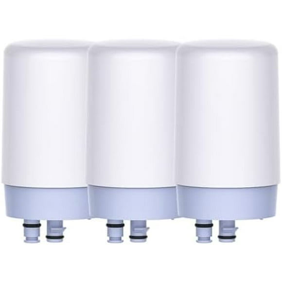 Alkaline Faucet Filter Replacement, Increase PH, Replacement for Brita® Faucet Filter, Brita® 36311 On Tap Water Filtration System, Brita® FR-200, FF-100 Replacement Filter, Pack of 3 Blue 3 Blue 3