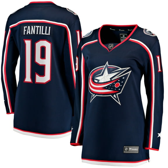 Women's Fanatics Adam Fantilli Navy Columbus Blue Jackets Home Premier Breakaway Player Jersey Breakaway Jersey