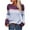 Sky Blue, variant on GigrtiJin Women's Striped Colorblock Sweater Long Sleeves Casual Round Neck Pullover Top Loose Comfy Warm Sweaters