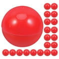 thumbnail image 1 of MOVTOTOP Raffle Balls for Decor Made of Durable PVC Red Color Openable Design Practical and Convenient 25pcs, 1 of 7