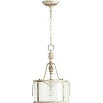 Quorum Lighting Salento 1-Light Pendant, Persian White, 11.5W, 18H