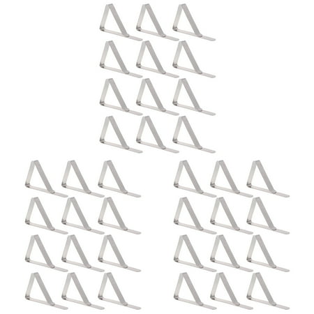 

36 pcs Triangle Design Table Cloth Clips Table Cover Clamps Table Cloth Holder