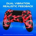 thumbnail image 4 of Gaming Controller for P4/Slim/Pro & PC, Wireless Controller with Dual Vibration & 6-Asix Gyro Motion Control, 4 of 6