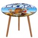 thumbnail image 1 of La era de hielo-theme Fitted Round Tablecloths Elastic Edged Table Covers Waterproof Table Cloth for Kitchen Holiday Party Tables Decor 150cm, 1 of 6