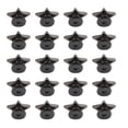 thumbnail image 1 of Rivet Button, Practical Fashionable Anti-Rust Star Shape Rivet, Bags For Clothes Shoes Pet Collars Silver,Black Metal Color,Bright Black, 1 of 8