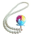 thumbnail image 1 of Bangcool Keychain Pendant Creative Faux Flower DIY Key Ring Pendant with Pearl Chain, 1 of 6