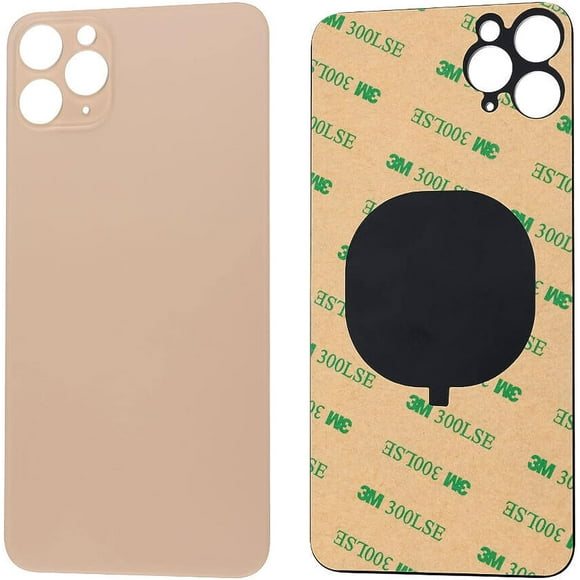 Back Glass Replacement for iPhone 11 Pro Battery Door Panel Housing with Big Camera Holes for iPhone 11 Pro A2160