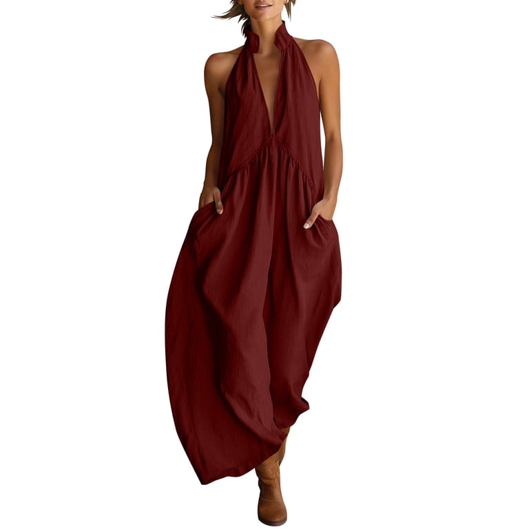 mock neck boho dress Mock Neck Ruched Waist Airy Chiffon Dress in Navy blue L