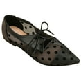 thumbnail image 3 of Oyedens Dress Shoes for Women Ladies Sexy Fashion Dot Pointed Toe Low Heel Dressy Shoes Summer Fall, 3 of 6