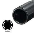 thumbnail image 3 of Unique Bargains 1/2' Drive by 20mm Deep Impact Socket, Heat-Treated CR-V Steel 3.15' Length, 6-Point Metric Sizes 2 Pack, 3 of 5