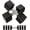 Black, variant on 15LB 20LB 40LB 50LB Adjustable Dumbbell Set Free Weights Dumbbells Set for Women Men Hand Weights Sets Adjust Dumbbell Weight Sets for  Gym Exercise Workout Strength  Equipments