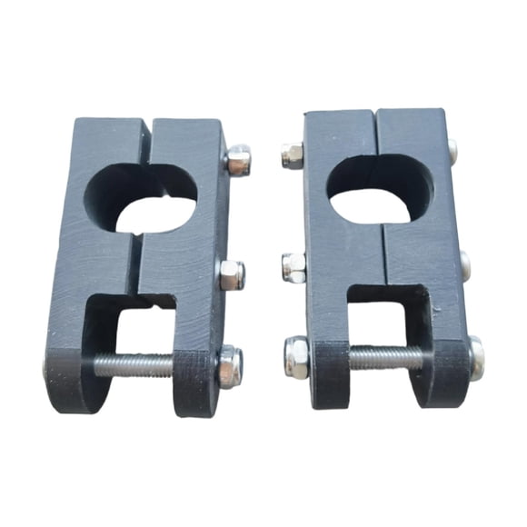 2 piezas base varilla tracción para carro camping, pieza reparación, conector repuesto profesional, accesorios fácil instalación.