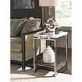 thumbnail image 5 of Home Square Rectangular Marble Accent Table in White Finish - Set of 2, 5 of 5