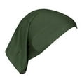 thumbnail image 1 of Headscarf Cap Delicate Adjustable Mercerized Cotton Solid Color Head Wrap for Daily Wear, 1 of 10