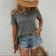 thumbnail image 4 of Top de mujer con hombros descubiertos y tirantes dobles - Diseño moderno, color liso, primavera-verano - S-XXXXXL Busto 90-130 cm, 4 of 5