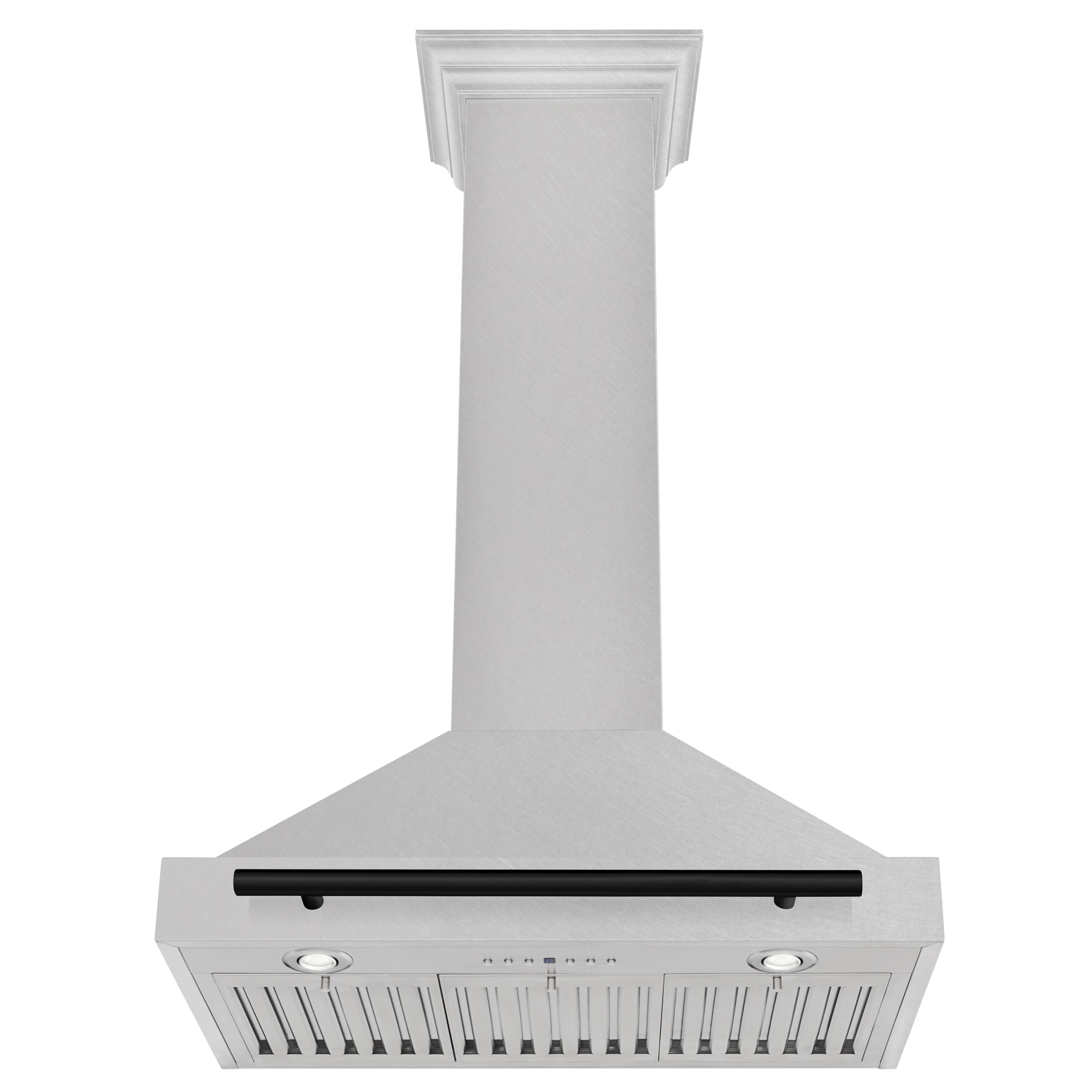 ZLINE 30 ZLINE Autograph Edition DuraSnow Stainless Steel Range Hood with DuraSnow and Matte Black Handle (KB4SNZ-30-MB)