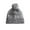 Gray, variant on ZACPNCV Kids Winter Beanie Hat Boys Warm Knitted Fleece Lined Woollen Ski Pompom Hat for Girls Khaki Free Size