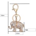 thumbnail image 5 of Elephant Keychain for Women, Crystal Rhinestone Key Ring Purse Bag Charm Pendant Holiday Gift, 5 of 5