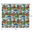 thumbnail image 5 of LightColor Dinosaurs Volcanoes Pattern Shower Curtain 84"x72" ,Bathroom Decorative Shower Curtains Set with 12 Hooks,Modern Waterproof Washable Shower Curtain, 5 of 6