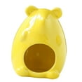 thumbnail image 3 of Casa para hámster, escondite, cama para mascotas, cueva de cerámica para interiores, nido para dormir para hámster Amarillo, 3 of 9