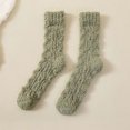 thumbnail image 2 of QLEICOM Socks for Men,Womens Socks,Men and Women Soft Fleece Socks with Extra Thick Plush for Superior Warmth Unisex Thermal Socks ed for All-Night Comfortable Cold Bedrooms Green, 2 of 4