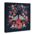 thumbnail image 3 of Stupell Industries Symmetrical Birds & Flowers Floral Painting Wrapped Canvas Canvas Art Print Wall Art, 30 x 30, 3 of 7