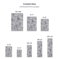 thumbnail image 2 of ReaLife Rugs Machine Washable Area Rug - Living Room Bedroom Bathroom Kitchen Entryway Office - Padded Low Pile Stain Resistant Premium - Modern Geometric Contemporary - Miles - Gray 4' x 6', 2 of 13